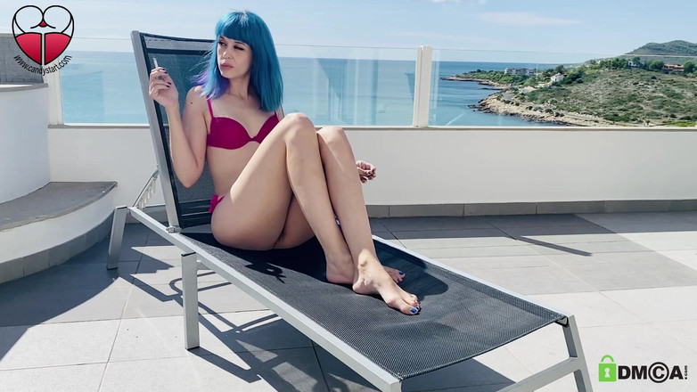 Candystart Videos: Fumar y tomar el sol