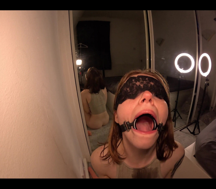 Polly Rocket: Really Enjoyed Practicing My Ring Gag Blowjob Skills