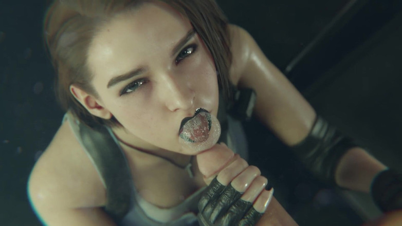 Velvixian 3D: Горячий грязный минет Jill