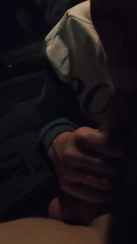 Girl Sucking Dick Stranger in Car Sucked All the Cum