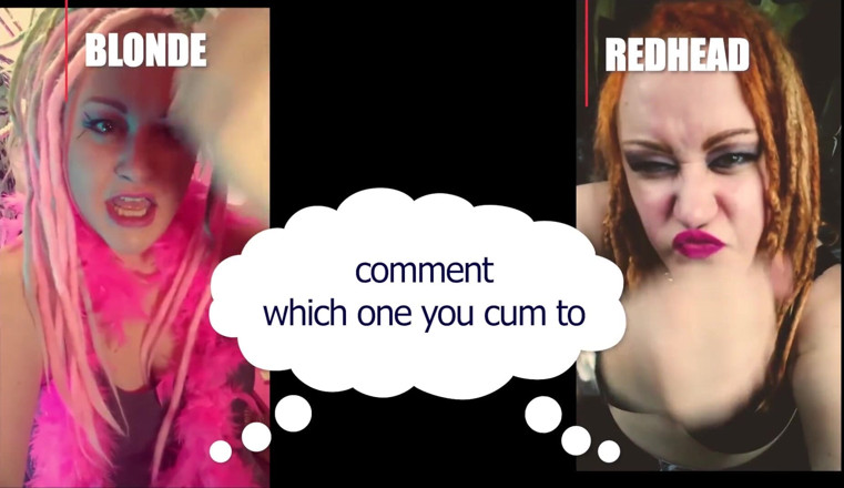 Campsissyboi: Comment which one made you cum blonde or redhead straight...