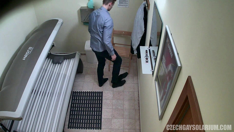 Czech Gay Solarium: Чеський гей солярій 25, м'язисті сольні дії Бога