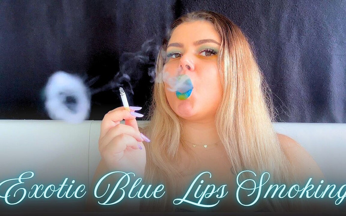 Your fantasy studio: Môi xanh kỳ lạ hút thuốc - tôn sùng khói nặng...