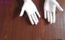 Angel Slave Svea - Homemade BDSM: Clear white hand spanking punishment
