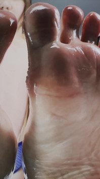 Naolejované Nohy Asmr Slow Sole POV a Hluboké Šukání Škádlení