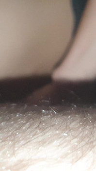 Long Dildo and Handjob