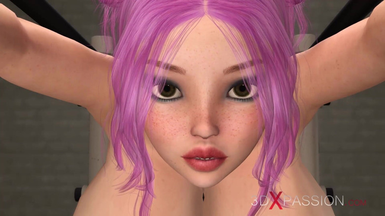 3dxpassion: Big black man bangs a sexy girl with big tits...