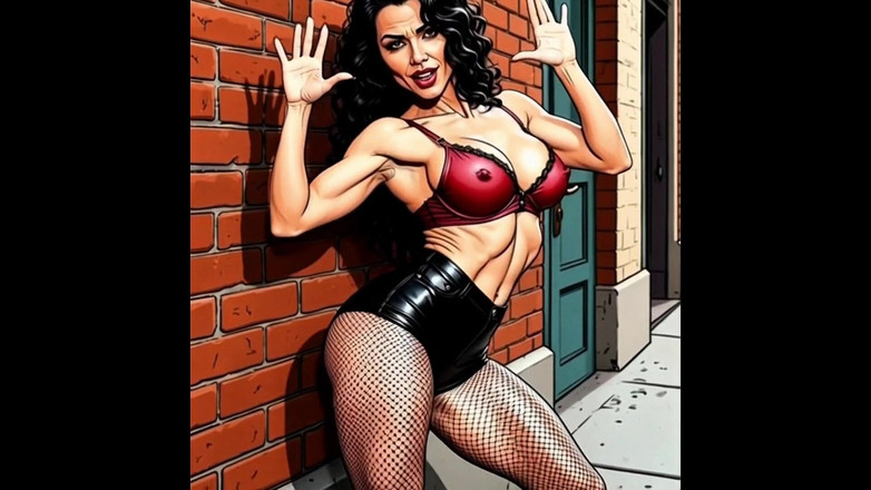 Octopussy Lovers Club: Casting for a 40-year-old Sexy Slut. Cartoon. MILF Black Stockings