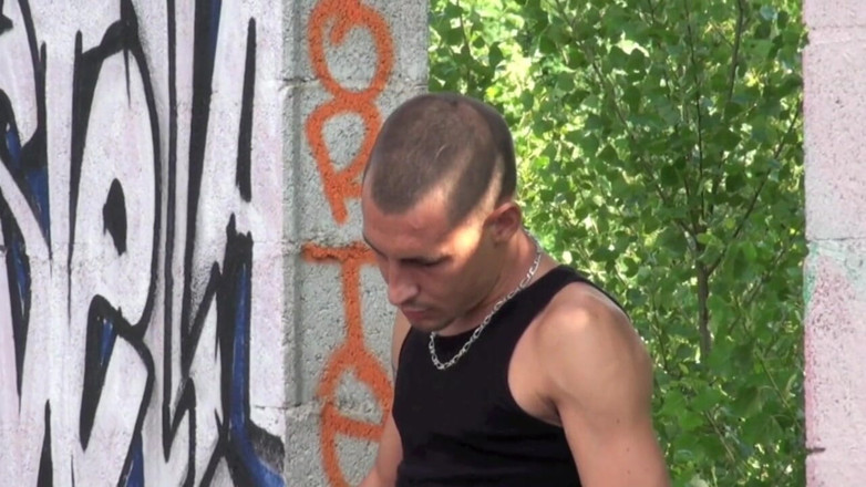 Raw French Bad boys: Nik o fucked by real straight boy outdoor
