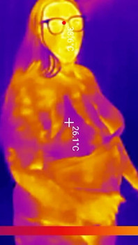Sports Bra Try-on, Boob Bounce Tests, Naked Twerk Tease Thermal POV