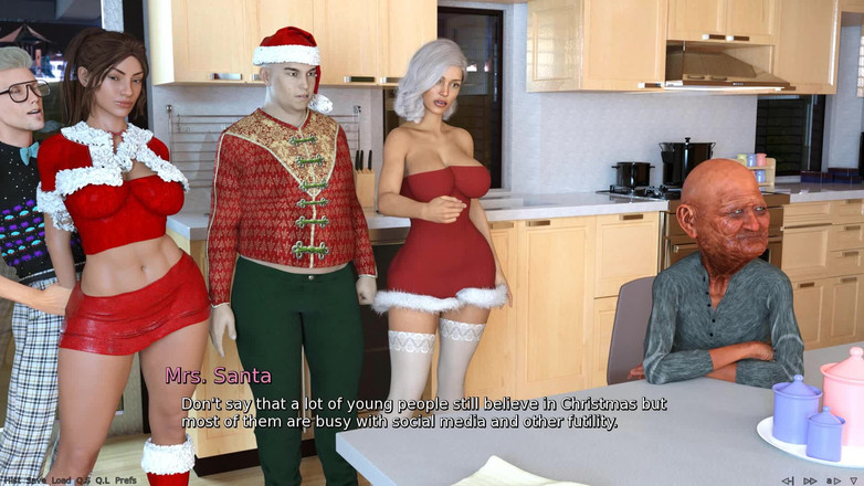 Dirty GamesXxX: Laura lujuriosa secrets: las esposas están salvando la navidad ep 2...