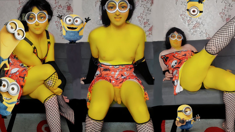 Kitty_Cross: Minions boy to girl waria dengan kaki kuning