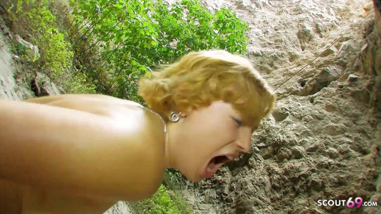 Full porn collection: Blonde teen fingered and banged outdoor by step brother