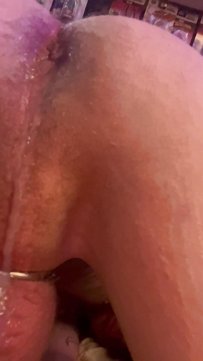 Nordic roots anal solo: Anal Gape e Esguichando