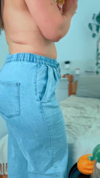 Hands Instead of a Bra, That's Sexy!