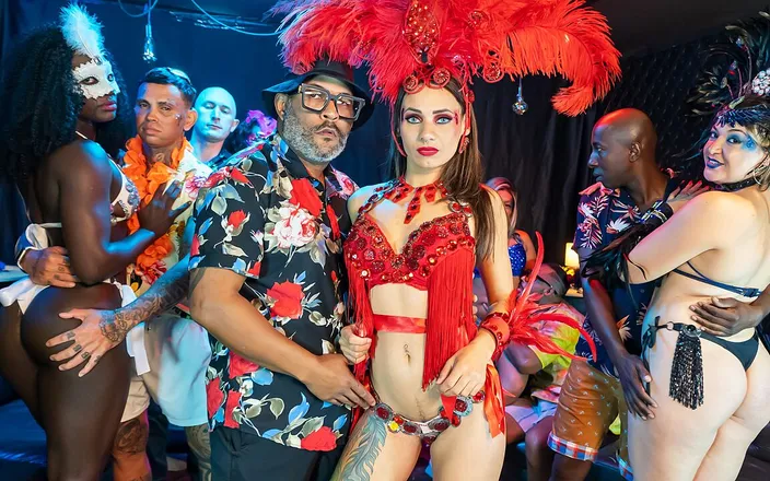 My Bang Van: hot carnaval anal groupsex party orgy