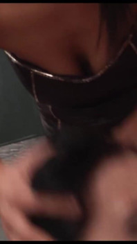 Brunette teen with small tits gets gangbanged