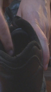 Rieche meine verschwitzten alten turnschuhe und es