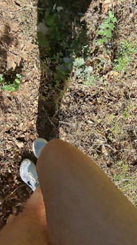 Latina Naked Outdoors Fucks Stranger with Cock Sleeve Forest