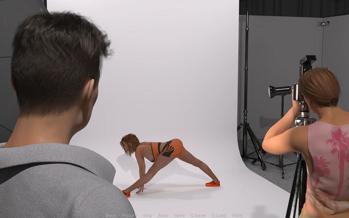 Adultgameplayvideos: Yeni mahalle #10 Justin fotoğraf çekimi sırasında Violet'in meme ucunu gördü