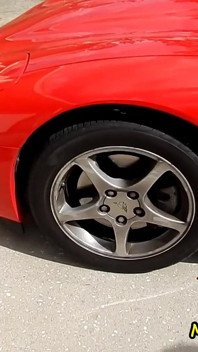 Corvette Revving Gets Her Motor Hot