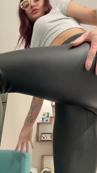 Trans Eva in Leather