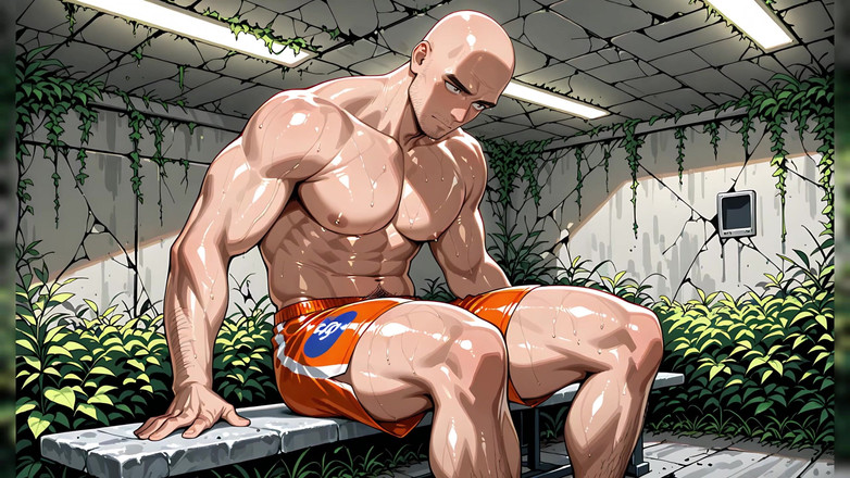 Erotic Man: Ai 男同性恋肌肉男与大凸起