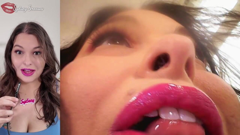 Sydney screams fetish: Deep Inside Sydney's Mouth - Sydney Screams Shows off Mouth, Tongue,...