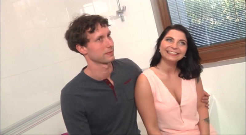 18 CLUB: Kattie Hill lets her boyfriend watch someone else fuck her