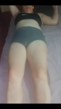 Medi Shows Her Feet in Short Socks and Her Tail