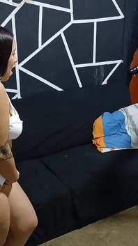 Enf Two Nude Latina Girls Fight Over a Strange Device