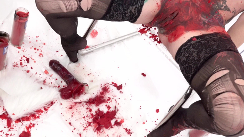 Alt Erotic: Marie bossette wax play with masturbation