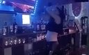 Spaingirl Natalie: Barmen Striptease