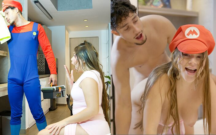 EmaRibeiro: Plumber Ends up Fixing Pussy