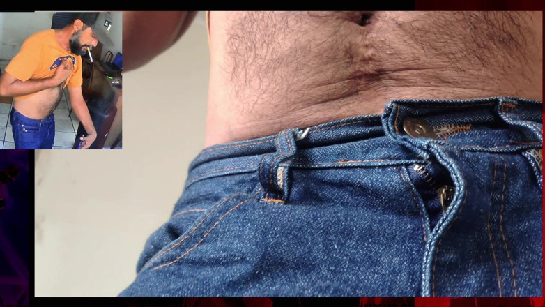 Stink HairyMale: Ass Pulsating, Jeans Cumming, Time to Relax