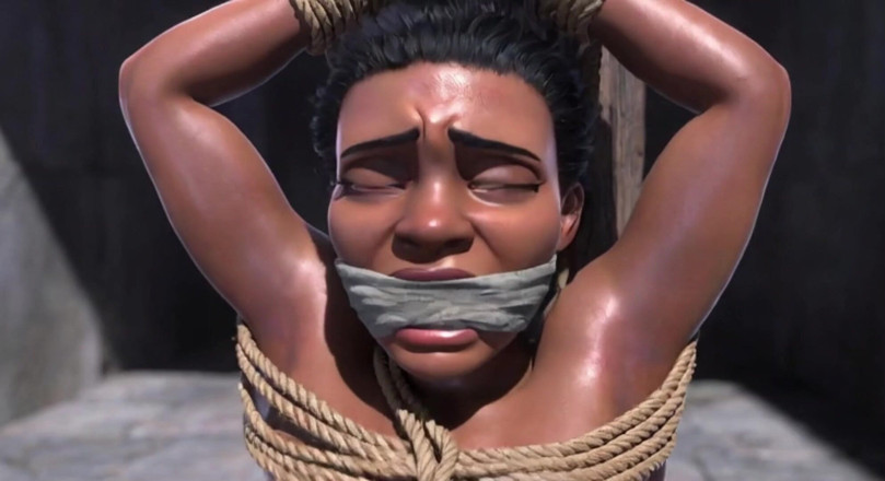 Anime Hentai: Pregnant African Slave in Bondage - Desperate for More Cum &amp; Breeding