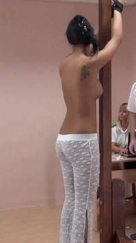 Victoria Spanking Machine - Bare Back Whipping