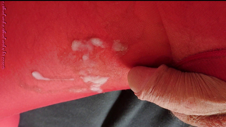 Carmen_Nylonjunge: Nylonjungeは赤いパンストを愛しています3 **精子**