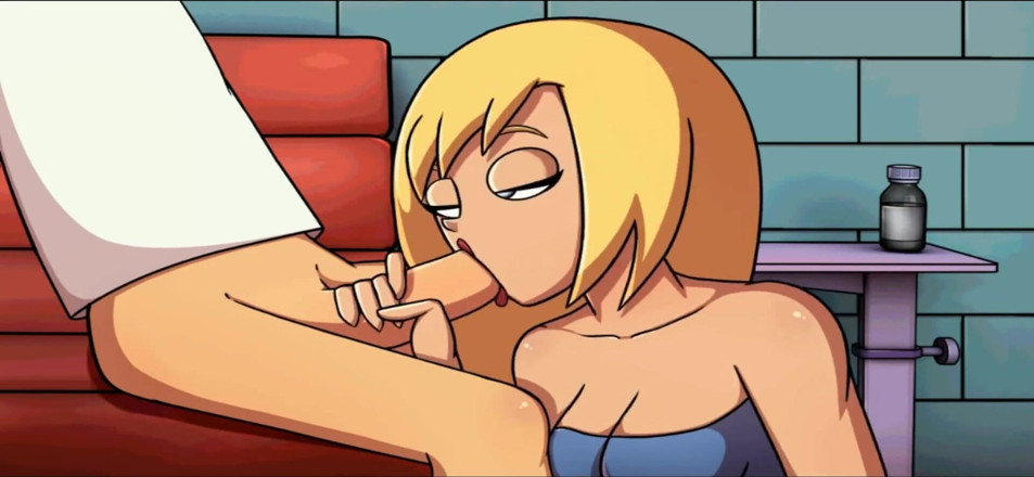 Hentai World: Amity park medical blowjob cum all over face