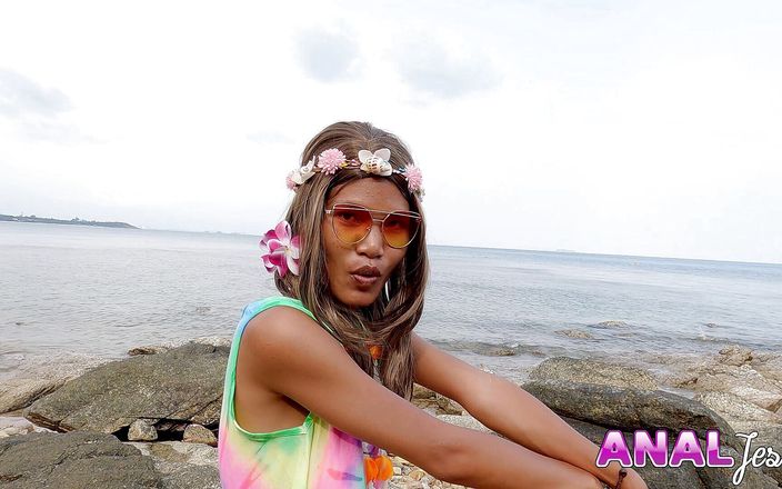 Jesse Thai anal queen: Drague et baise - une hippie se fait sodomiser