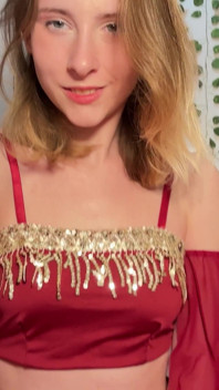 Red Veil Pixie Harem Whisper - wdzięczny pasek do pieska ecstasy