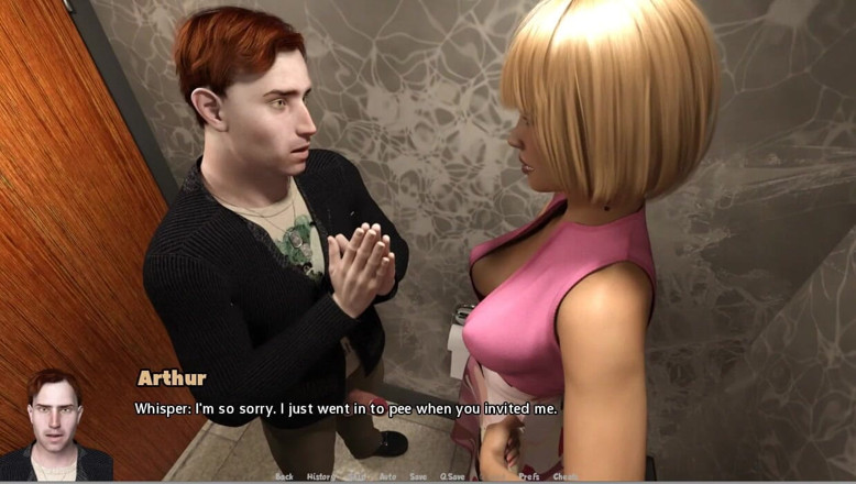 XXX Games Bunk: Temptation Are Everywhere - Gameplay - Roleplay - Girlfriend Restroom Stall Fuck Caught...