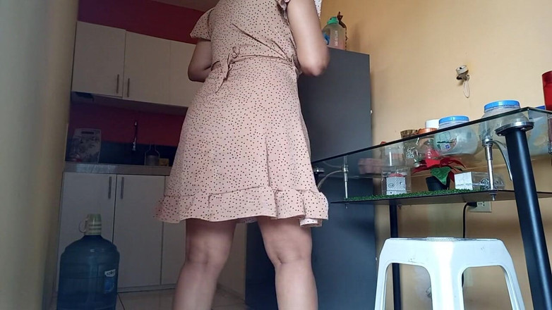 PATY PATY: Housewife Masturbates with the Door Open Without Realizing That She...