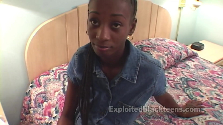 Xes Network: Newbie gets her faced painted on in black girl huge...