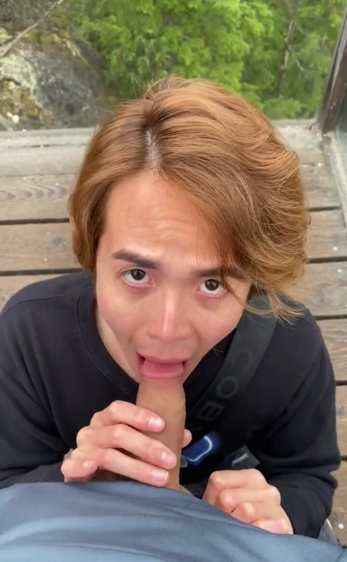 RiceQueenTopBoy: Distracție pe un traseu public de drumeții cu My Boy