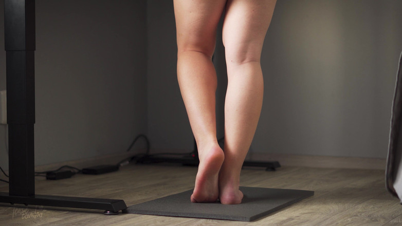 Teasecombo 4K: Sledování dospívajících telat ve stoje