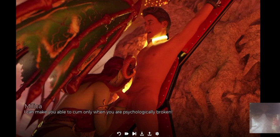 Dark Sam: Böser Succubus Fesselt Mich Und Bläst Mich, Während Meine Freundin...