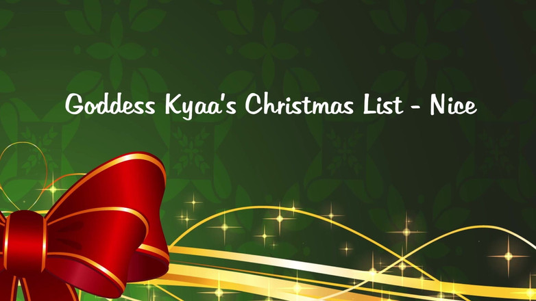 Kyaa Chimera: Double Feature - Vánoční seznam