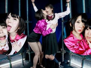 Japan Fetish Fusion: Intimate Face Licking Bondage - Mio and Reina&#039;s Sensual Lesbian Bond