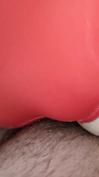 Fuck her in red panties then creampie her